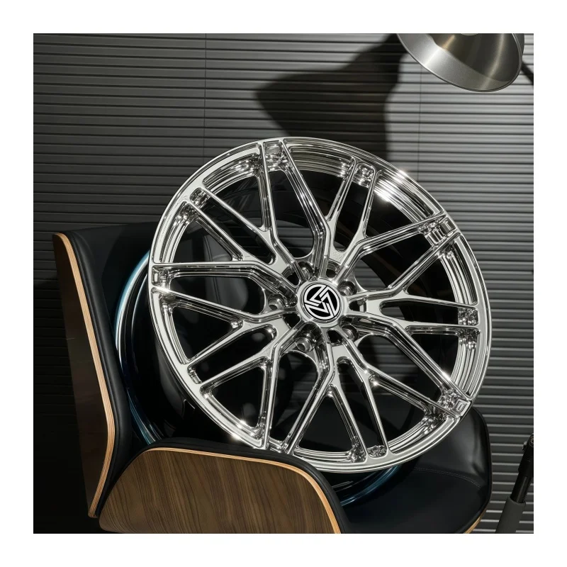 XL Monoblock Chrome Deep Dish Concave Custom Forged Wheel 5x114.3 5x120 5x112 Car Alloy Wheels 18 19 20 21 22 23 Inch Rim - Image 1