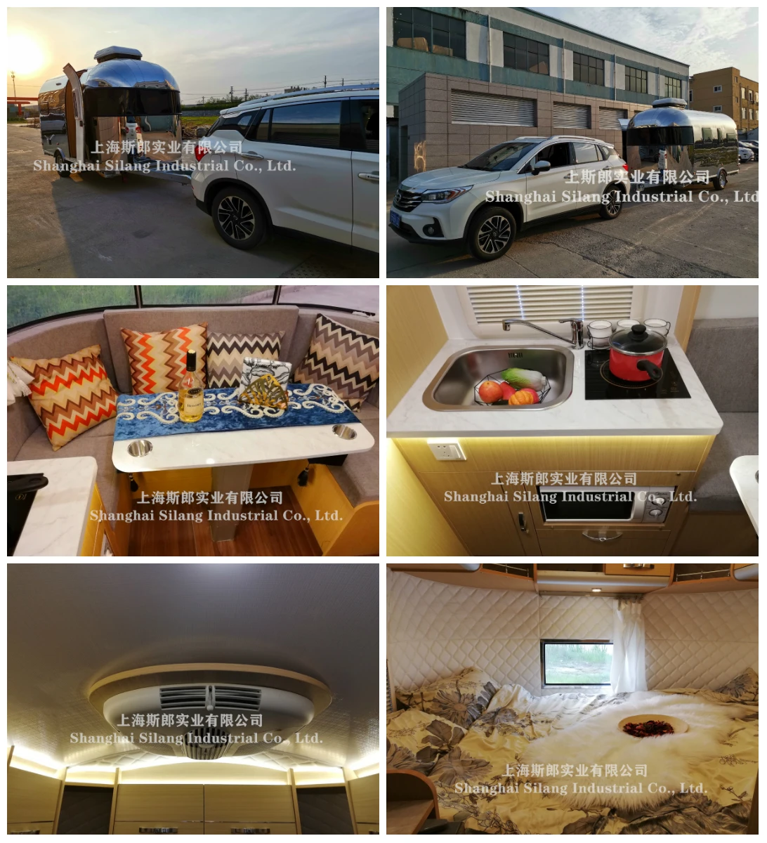 Custom travel trailer, RV trailer camping food trailer. details