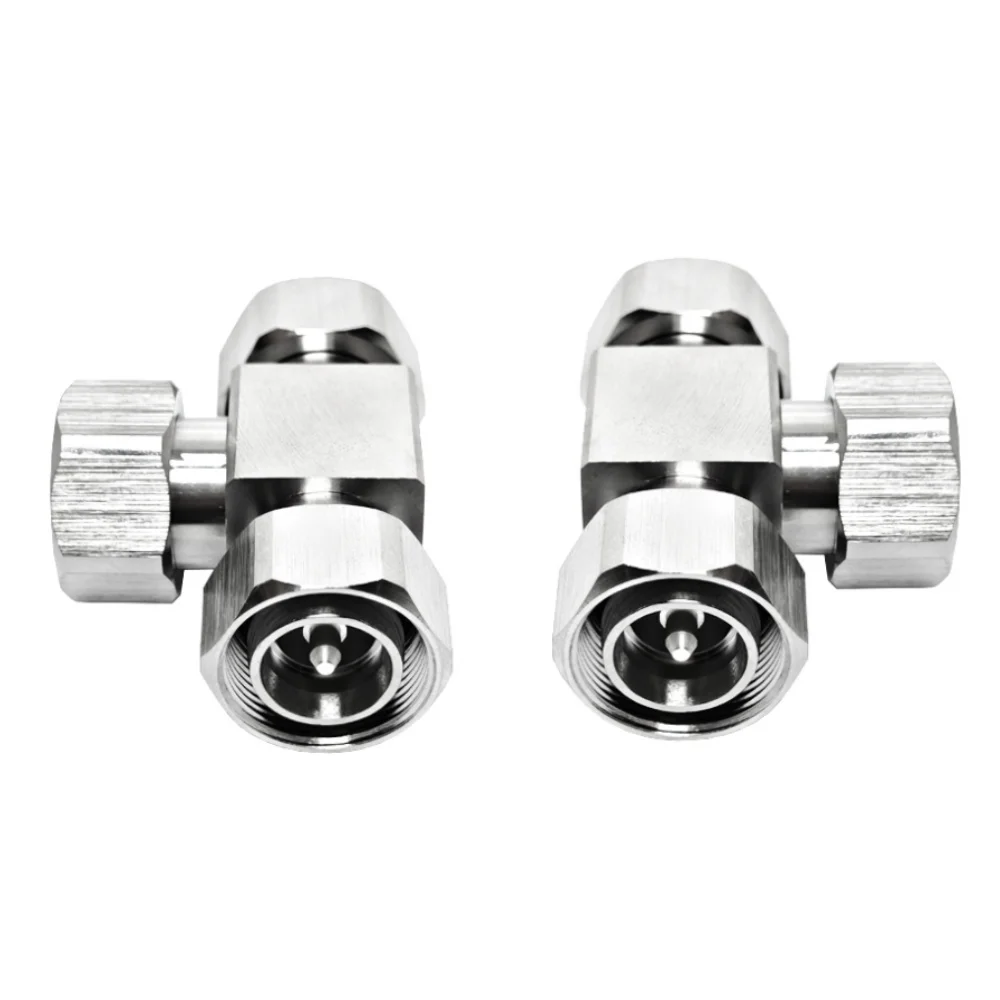 Low PIM  Manufactory RF Connector 4.3-10 DIN Male to  DIN 4.3/10 Male Plug to 4.3/10 Male Plug Straight RF Coaxial Adaptor