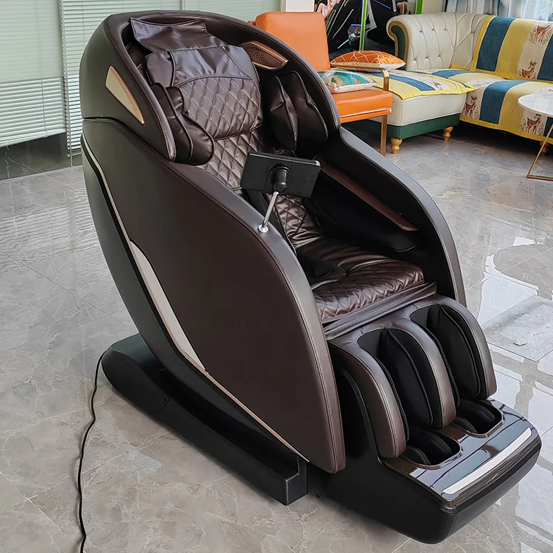 2024 New Design Office Massage Chair Price Half Pu Leather 4d Panaseima  Massage Chairs zero Gravity
