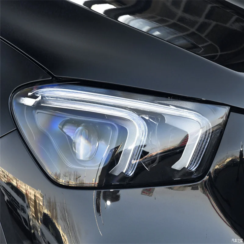 product car headlight glass pc lampshade cover lens for mercedes benz gle class 300 400 450 headlamp glass shade lens cover 2020   2022-37