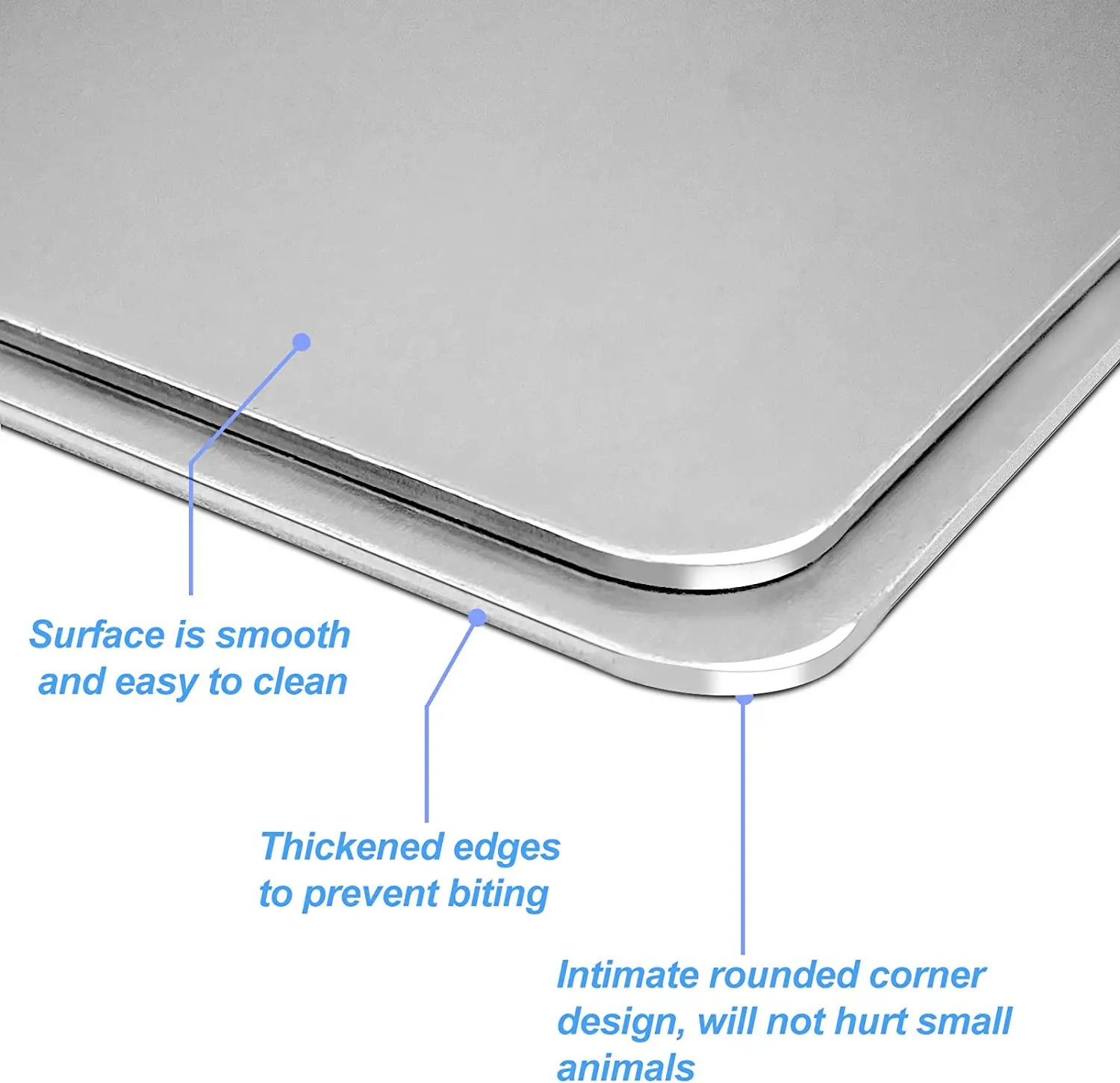 Factory Wholesale Bunny Cooling Pads Pet Cool Plate Hamster Ice Mat Pet Cool Ice Bed Aluminum Summer Mats for Rabbit Hamster