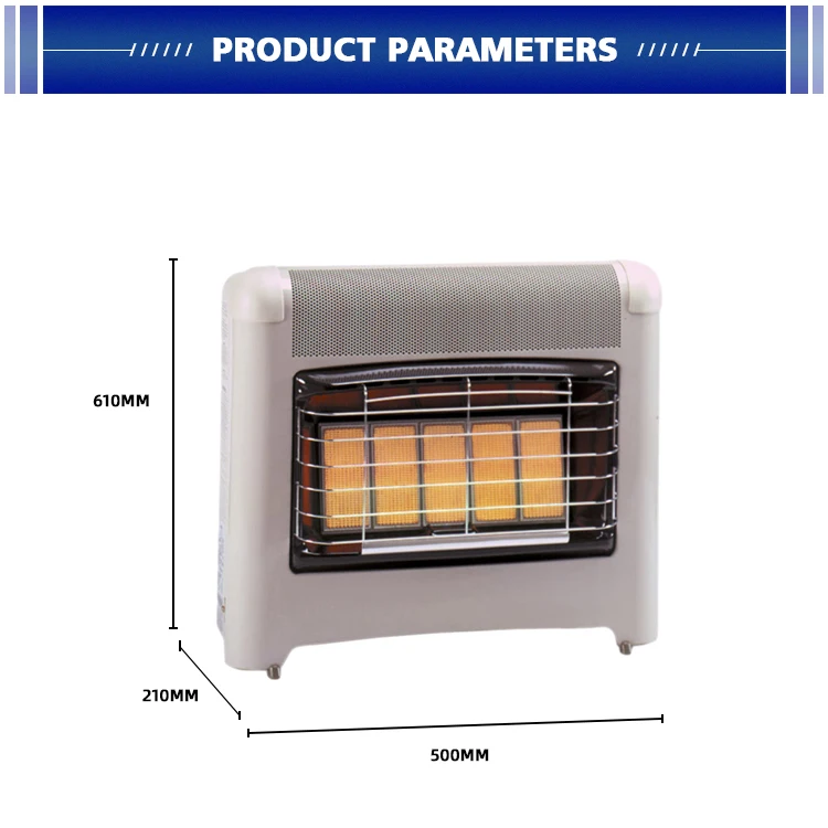 Modern Design Indoor Gas Heater Wall Mounted Gas Living Room Heater