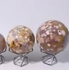 Cherry Blossom Agate Sphere