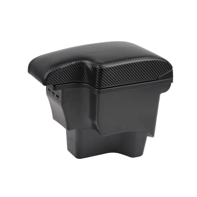 tiypeor car multi armrest central console storage box dual storage box car armrest box for rena 17-3