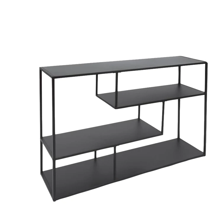 Стальная металлическая Бытовая Мебель книжные полки Складная полка для хранения