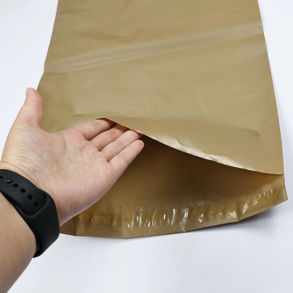 product custom logo printing self adhesive biodegradable plastic express packaging garment poly mailing bag-4
