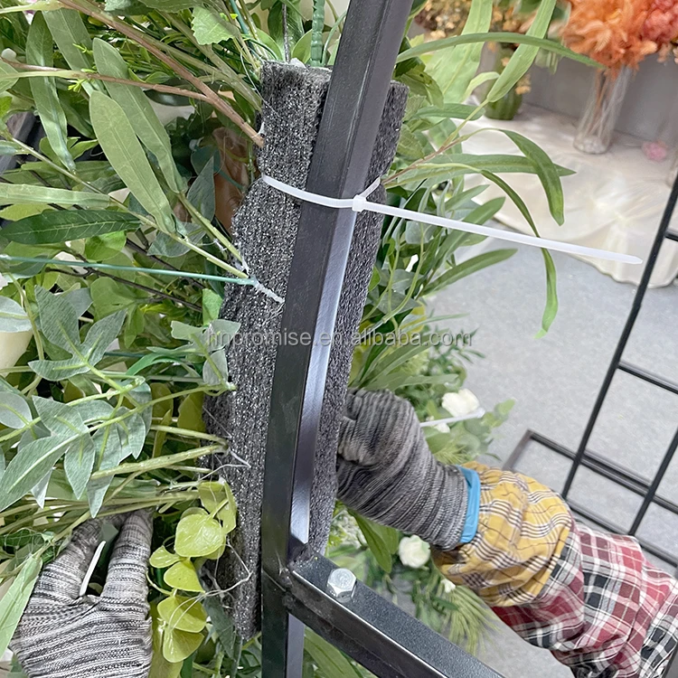 Promise Wedding Arch Flower Arrangement Artificial Floral Arch Backdrop