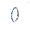 Silver Blue CZ