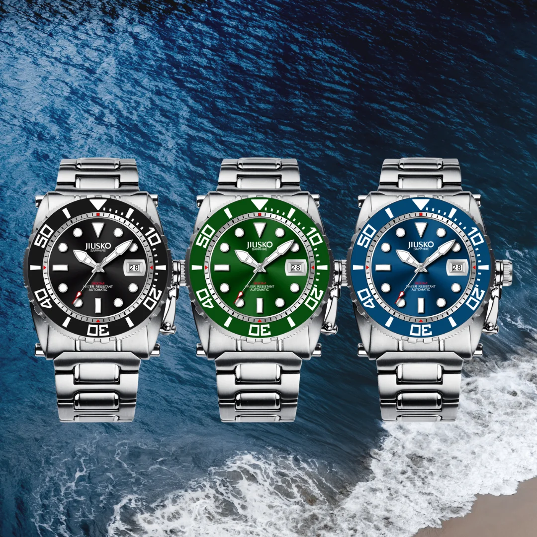 Customization 30 ATM NH35  Automatic Movement Mechanical Watch Titanium Case Luminous Dive Watch