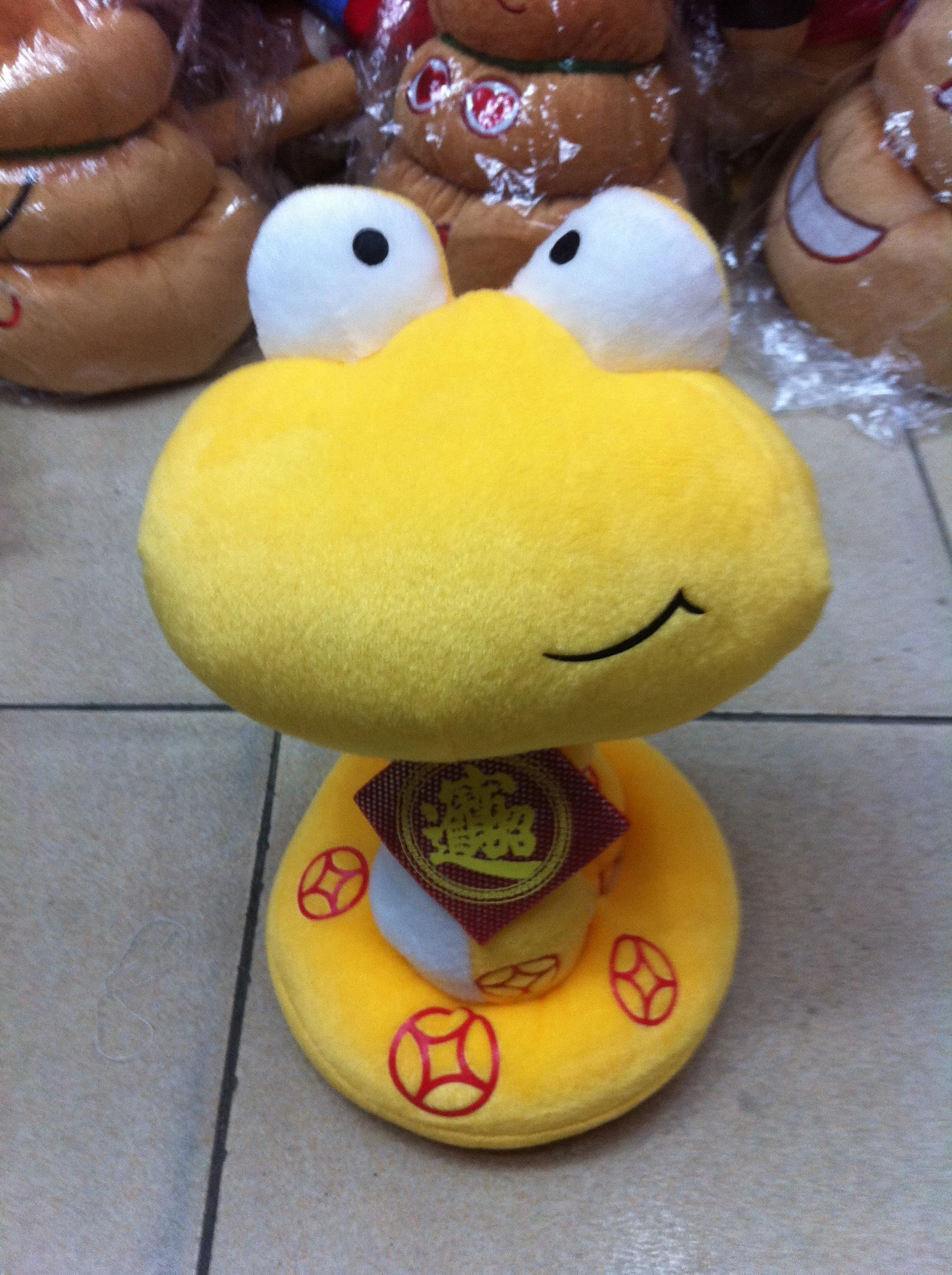 Juguete de peluche de serpiente de Año Nuevo chino 2025