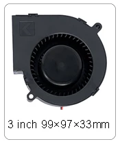 Axial Fan, 80mm, 5V/12V/24V, 80x80x25mm - detail 40