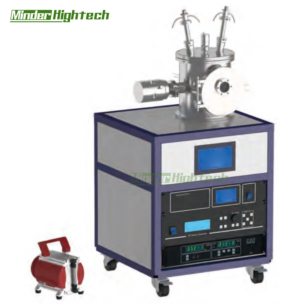 Настільний інструмент для нанесення покриттів за методом магнетронного напилення з двома цілями