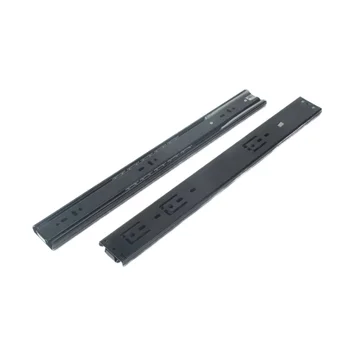 14inches Sidemount 3-Fold Telescopic Sliding Storage Drawer Ball Bearing Slide for Kitchen Cabinets and Furniture