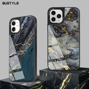 Custom Glossy Marble Phone Case for iPhone 11 Pro Max Cell Phone Cover Case For iPhone X XS 8 Custom Printed Marble Mobile Cover