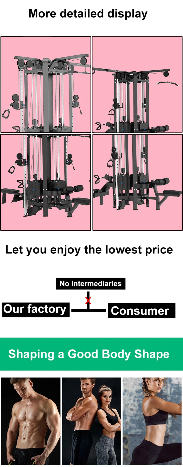 Brightway Gym Equipment Multi Functional Stations Fitness