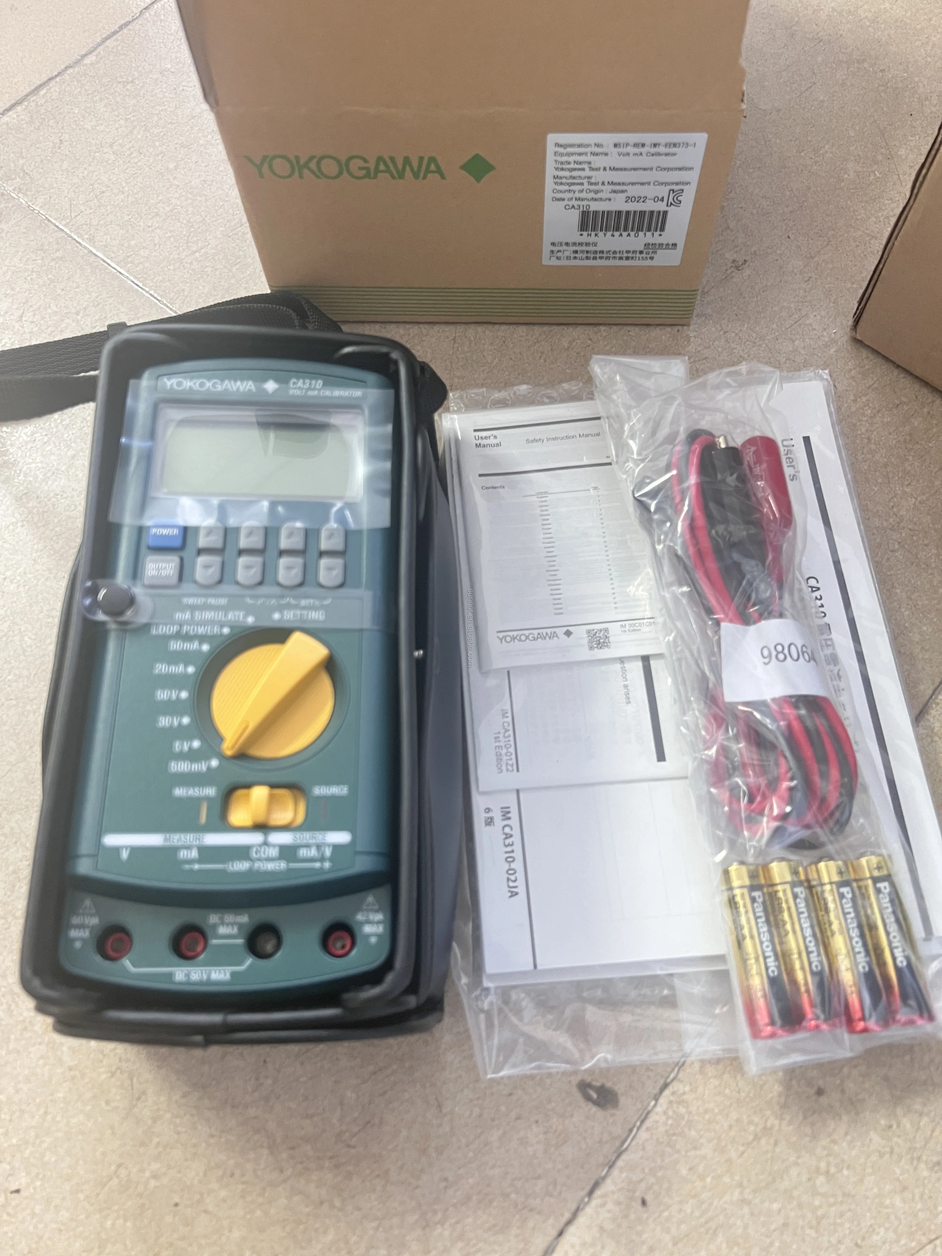 Yokogawa CA300 Series Process Calibrators current voltage calibrator CA310  Volt mA Calibrator| Alibaba.com