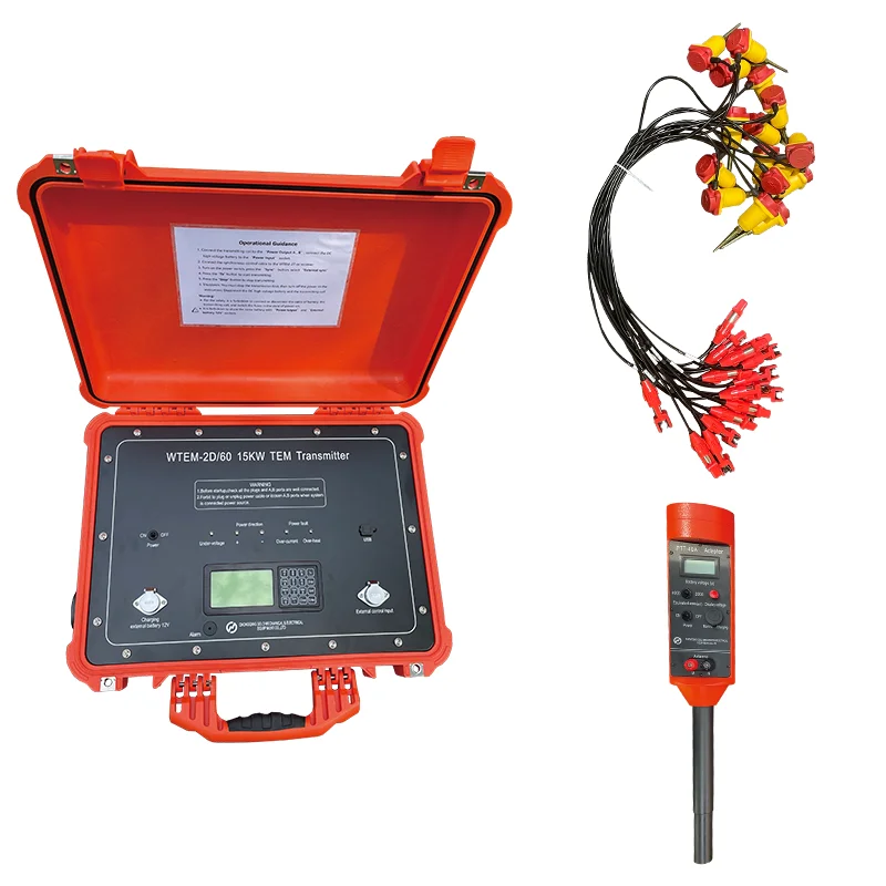 Tdem/tem Transient Electromagnetic Sounding Meter Obtaining Subsurface ...