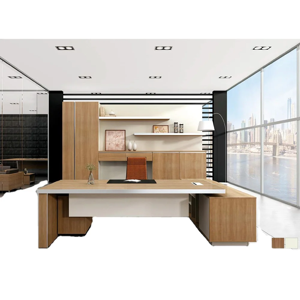 Bảng Melamine Bàn ghế văn phòng sang trọng Boss