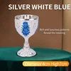 Pumpkin (Silver White and Blue Flowers)