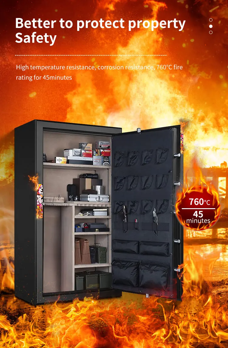 Burglar Fireproof Safe Box China Hight Quality Customized Electronic Digital Lock Safe Cabinet manufacture