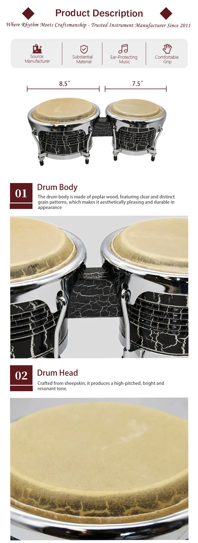 Single Bongo Drum Called