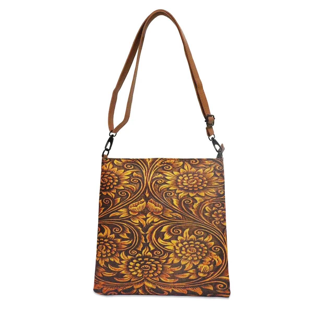 Cow Print Sling Tote Bag