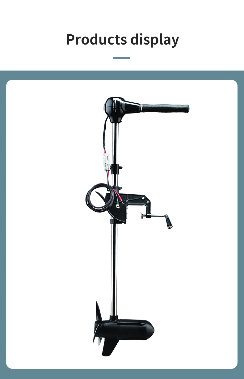 120lbs 2hp Boat Trolling Motor Electric Motor Fishing Kayak Engine