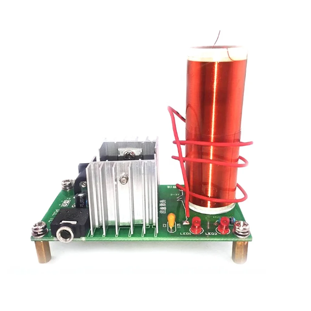 Kit Diffusore Al Plasma Tesla – Altoparlante Ad Arco Elettrico 15W, DC 15-24V, Ingresso Audio 3.5mm, Fai-da-te