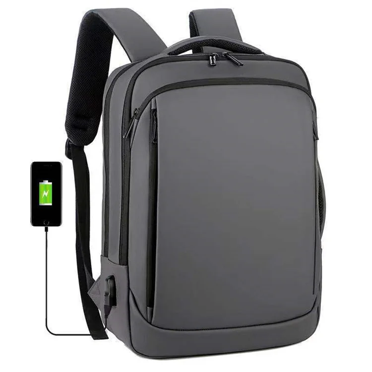 Customized logo big capacity travel backpack business back pack laptop bag with usb charging for daily use