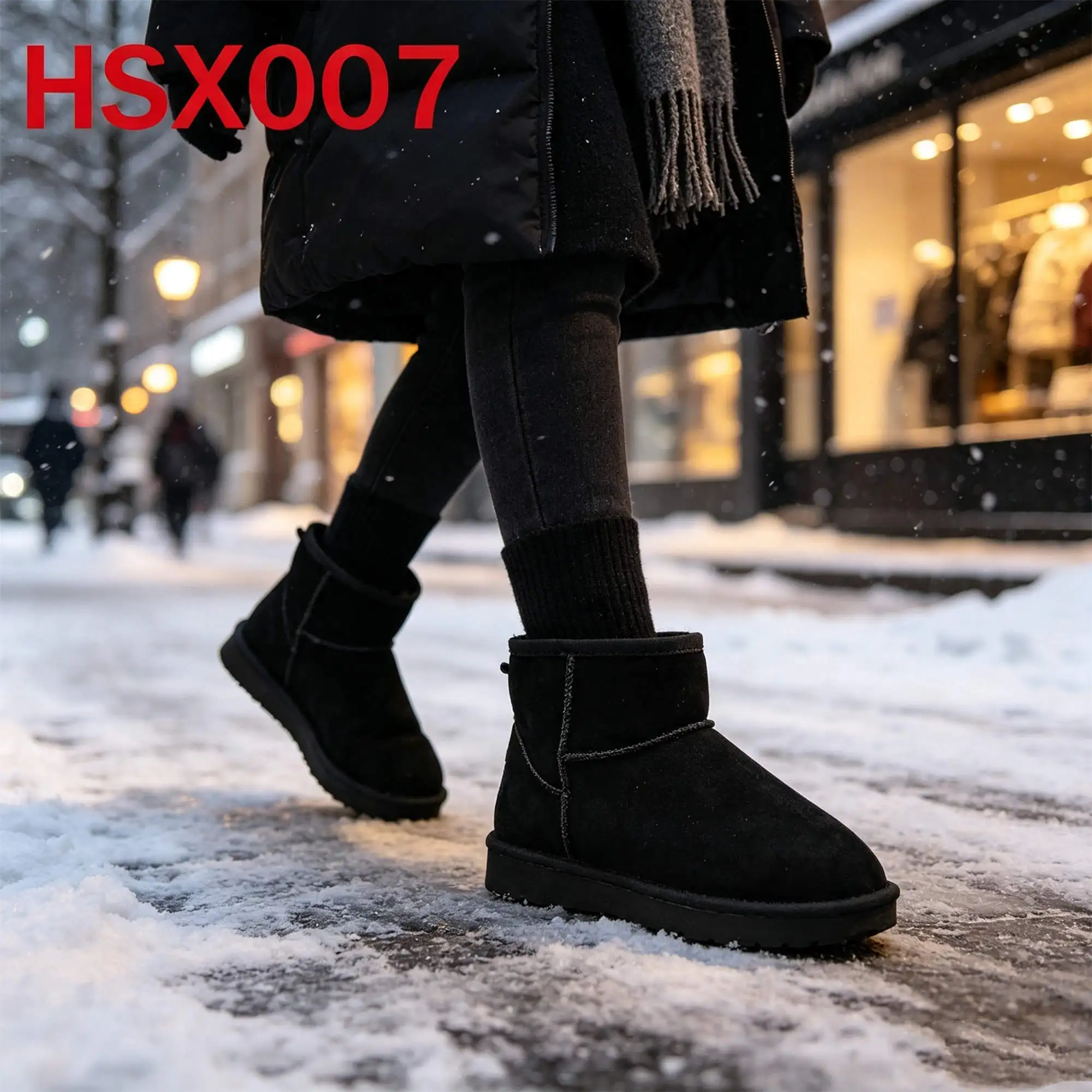 ZYF,Snowy Commute Anti-skid TPR Sole 5