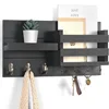 Mail rack (2 styles) - Black 42*21*9