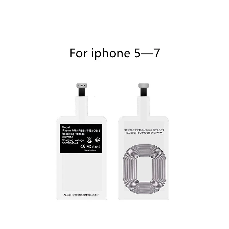 Universal Micro Usb Type C Fast Wireless Charger Adapter Qi Wireless