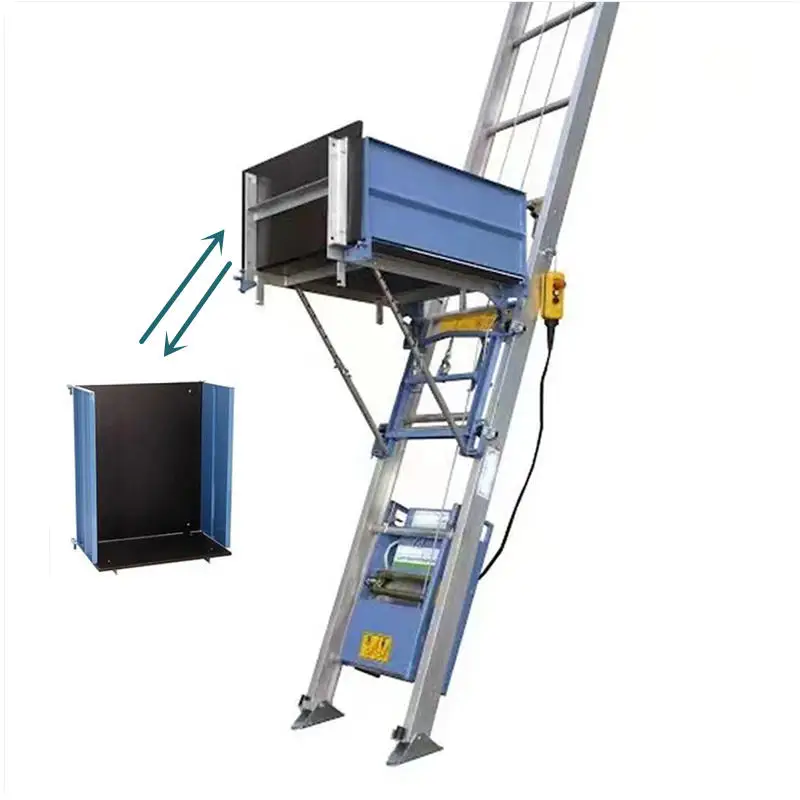 Alum Ladder Elevator Multi-Function Basket Lift Electric Scaffold Lift Hoist Lift for Material Handling