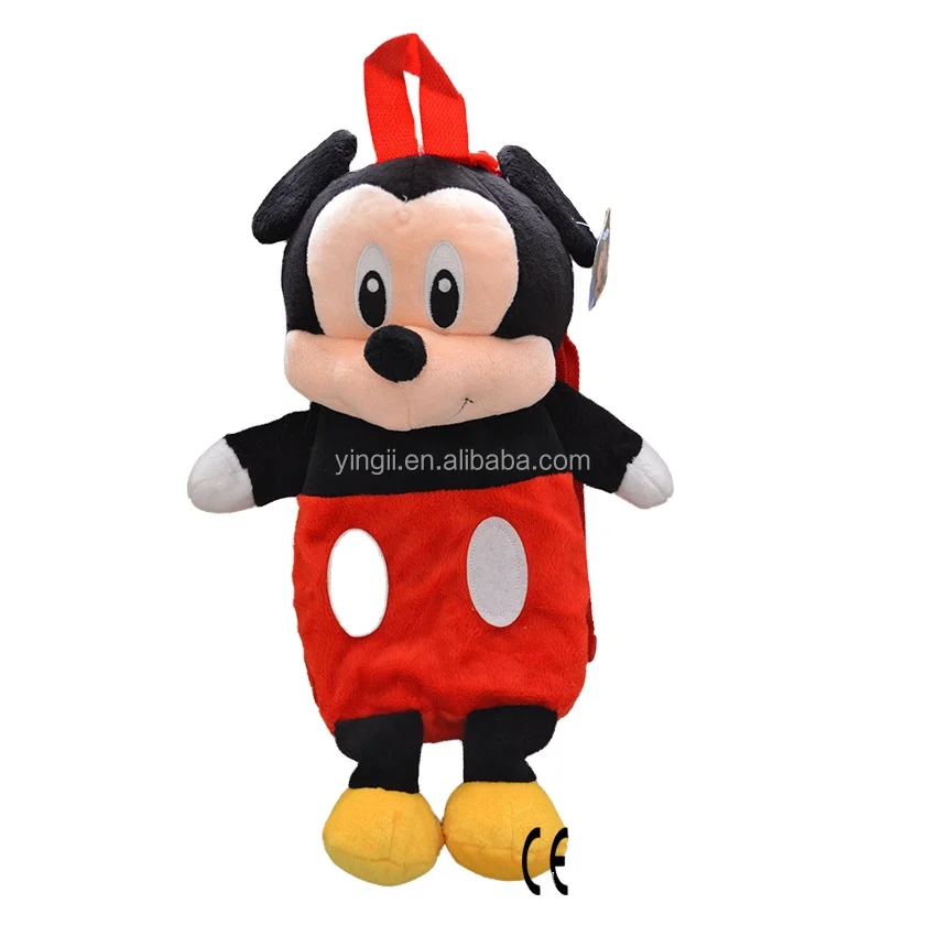 mickey mouse plush backpack