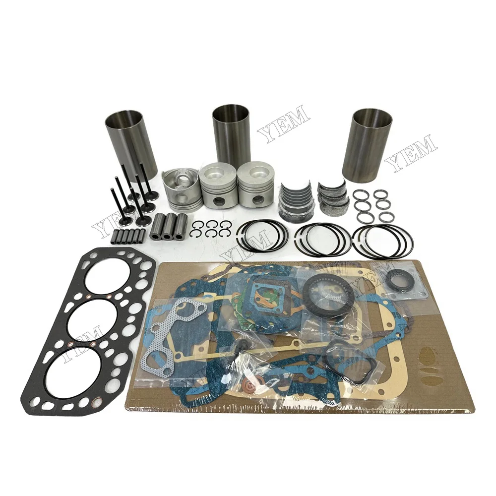 K3M Overhaul Rebuild Kit Compatible with K3M for Mitsubishi Engine for Cat WS410A WS310 Loader