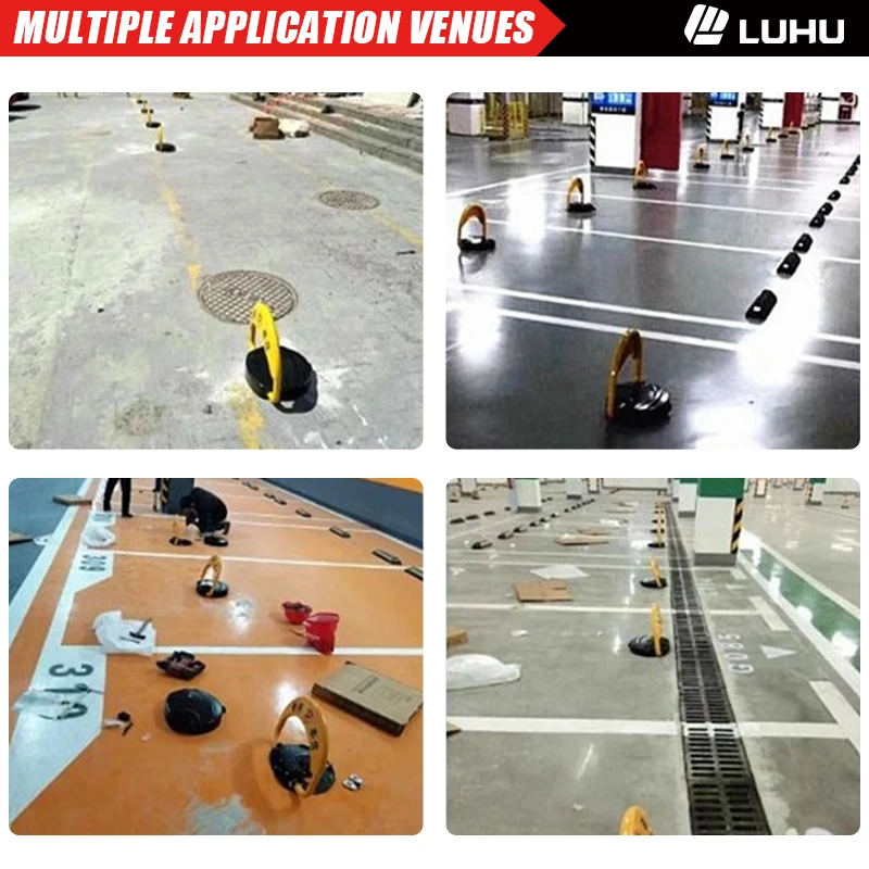 Automatic Car Parking Space Lock with Remote Control Adjustable Steel Wheel Clamp Lock Factory Price