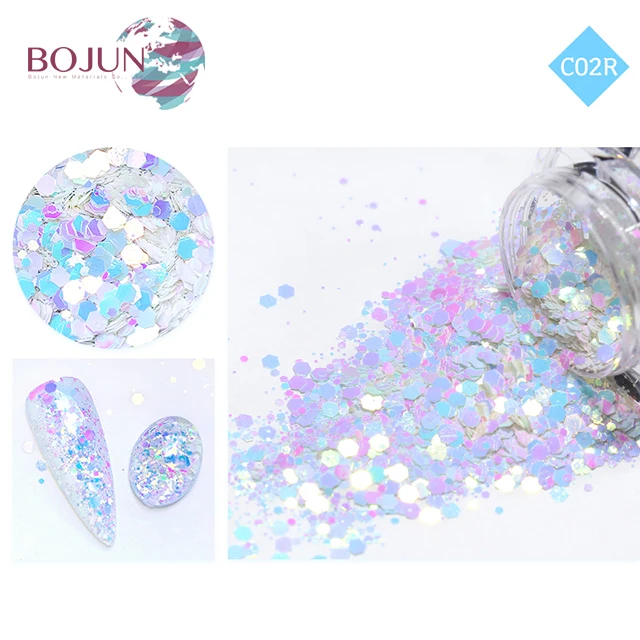 cr series nail glitter powder pearl