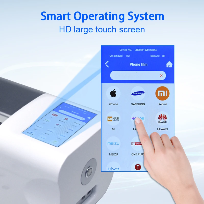 Новая трендовая портативная смарт-машина для резки гидрогеля для защиты экрана, 48 Вт, сделай сам