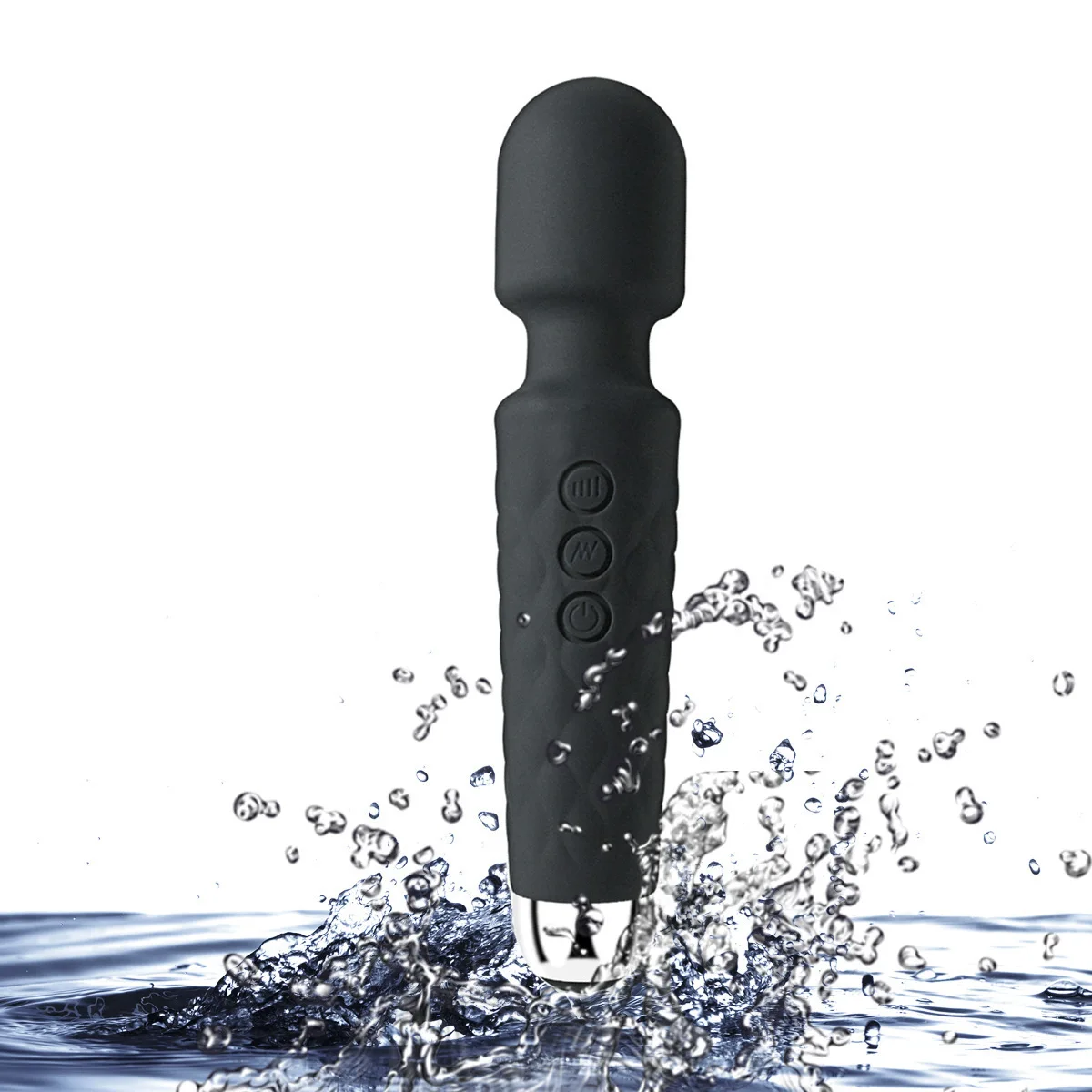 Strong Power 20 Patterns 8 Speed Av Wand Sex Toy G Spot Vibrating Hot pink Cordless ultra Wand Massager Vibrator for Women