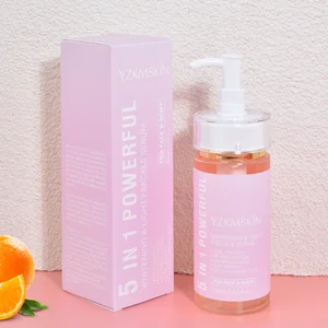 OEM ODM 5 in 1 Collagen Hyaluronic Acid Niacinamide Retinol Vitamin c Lightening Whitening Skin Care Serum for Face Body