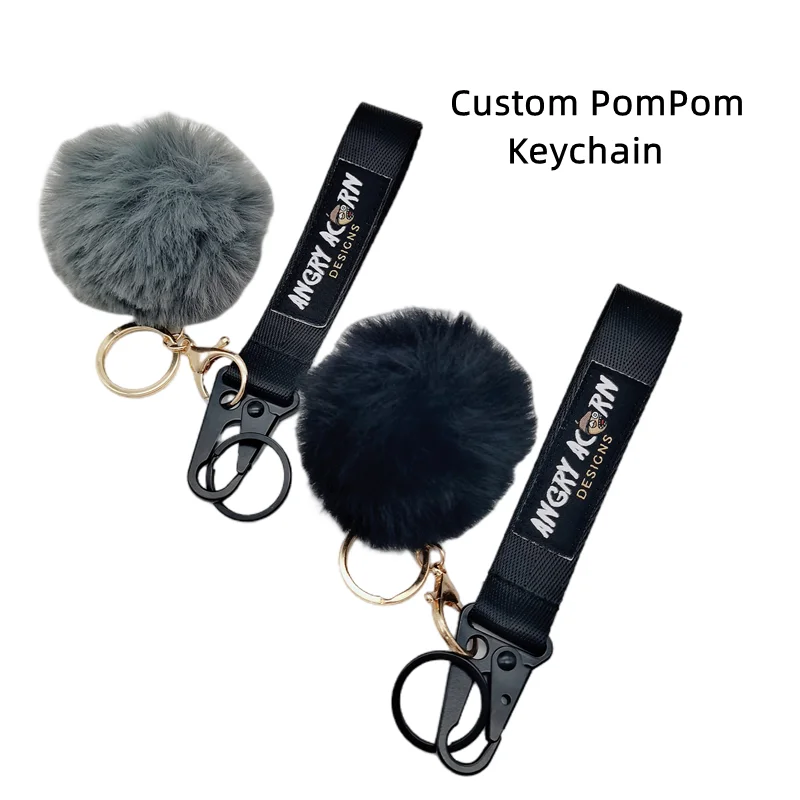 YYX Custom Short Lanyards Straps Key Chains Short Snap Carabiner Hook Key Holder Wrist Strap Lanyard Keychain for Promotion