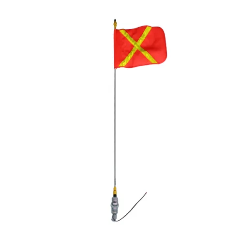 Chset 2021 LED WARNING Mining FLAG Safety Whip With Spring and Light