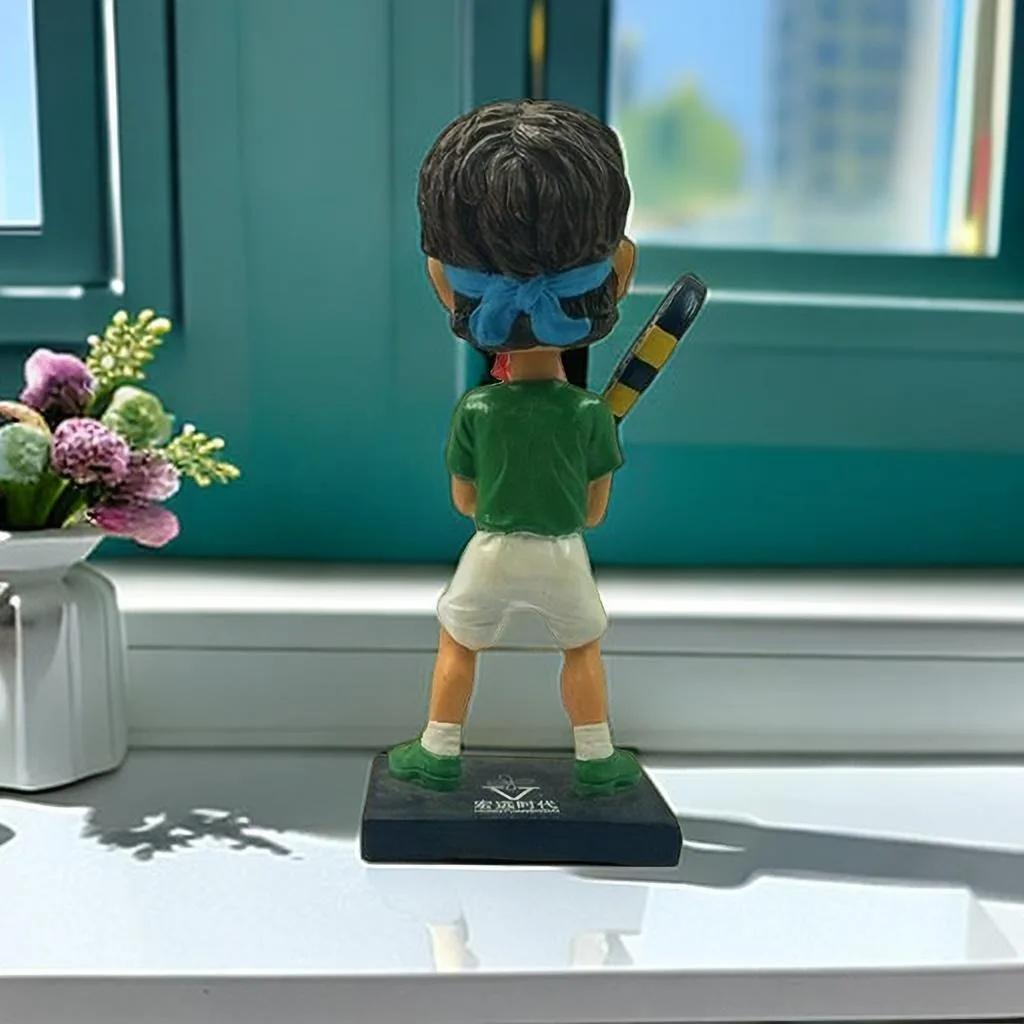 Witt Custom Bobblehead Figure Simulation Sports Star Nadal Figure Doll Commemorative Car Decoration Gift Company Mascot