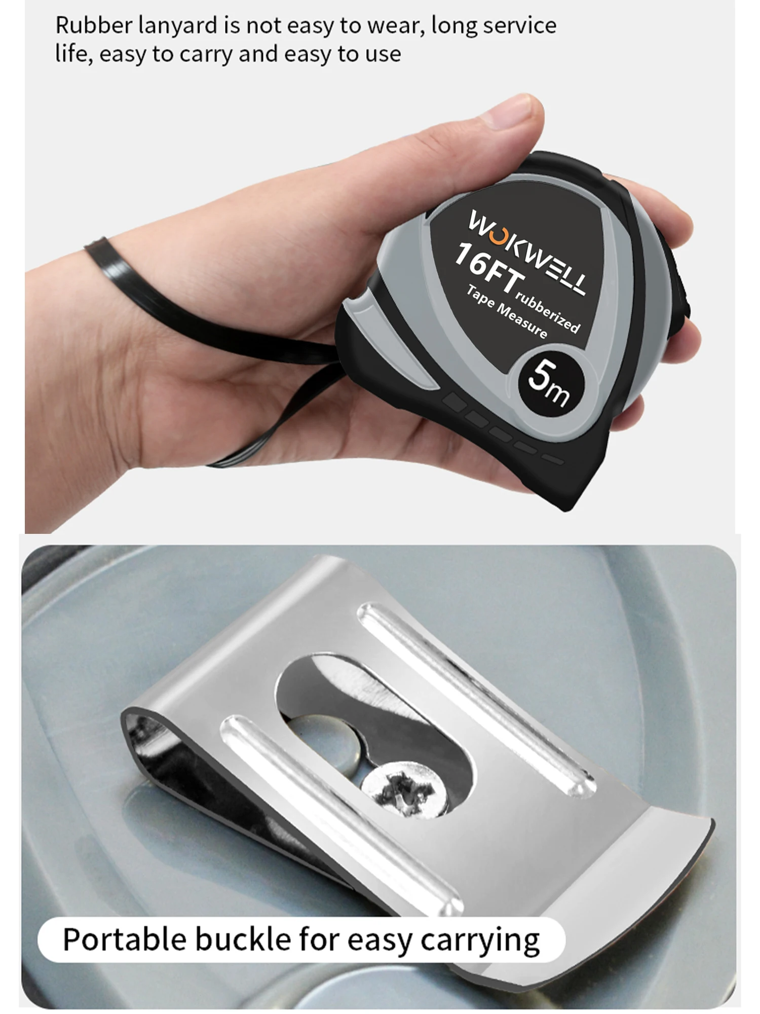 Customizable Portable 5m Metric Retractable Tape Measure ABS Plastic ...
