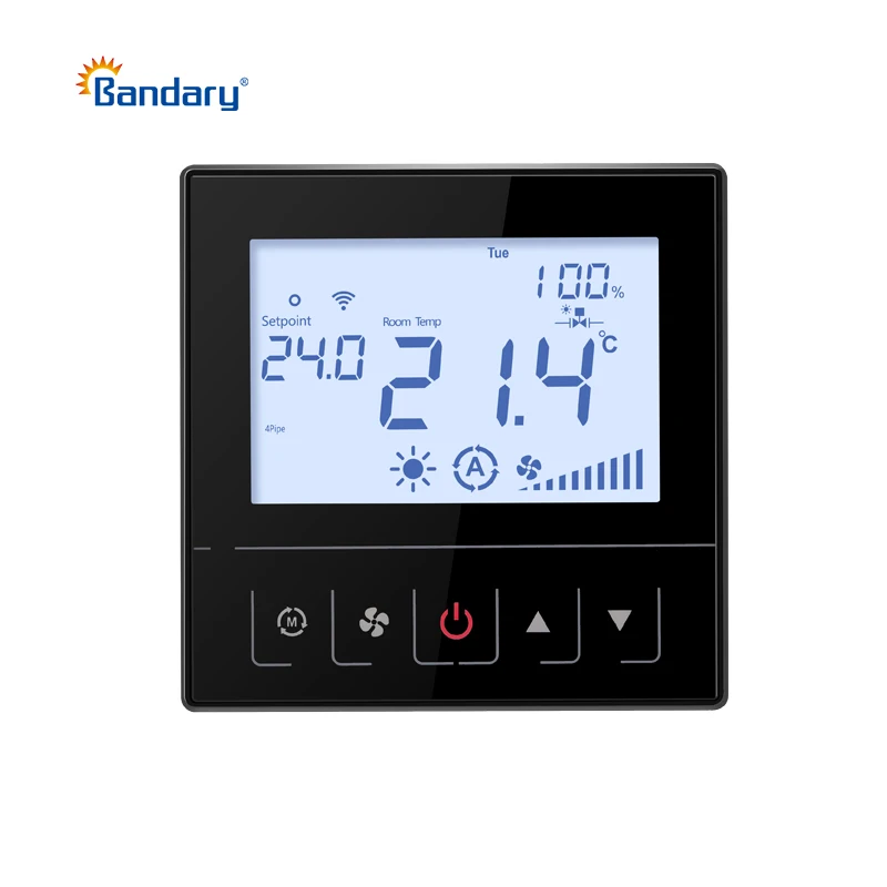 Bandary 220v 24volts heating controller Modbus programmable water heater boiler wi-fi thermostat tuya