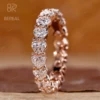 anillo solitario de corazón