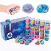 36 pièces multicolores