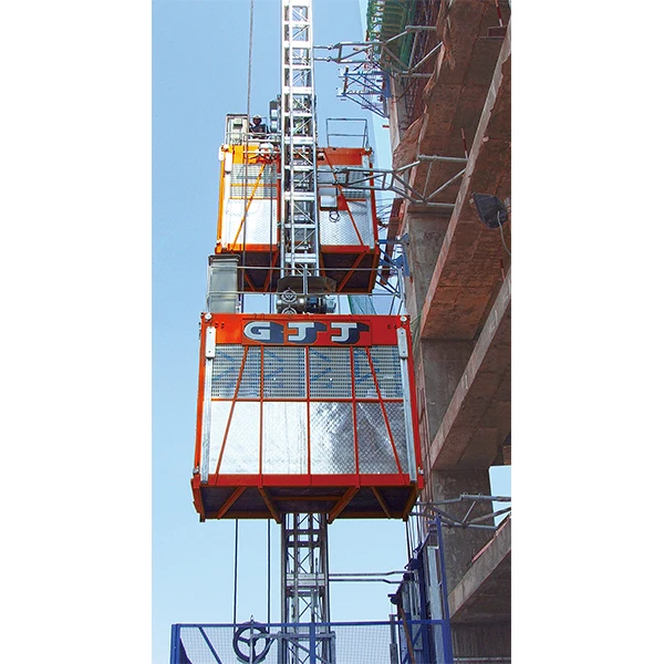 Gjj Workers And Materials Building Hoist Construction Elevator For High