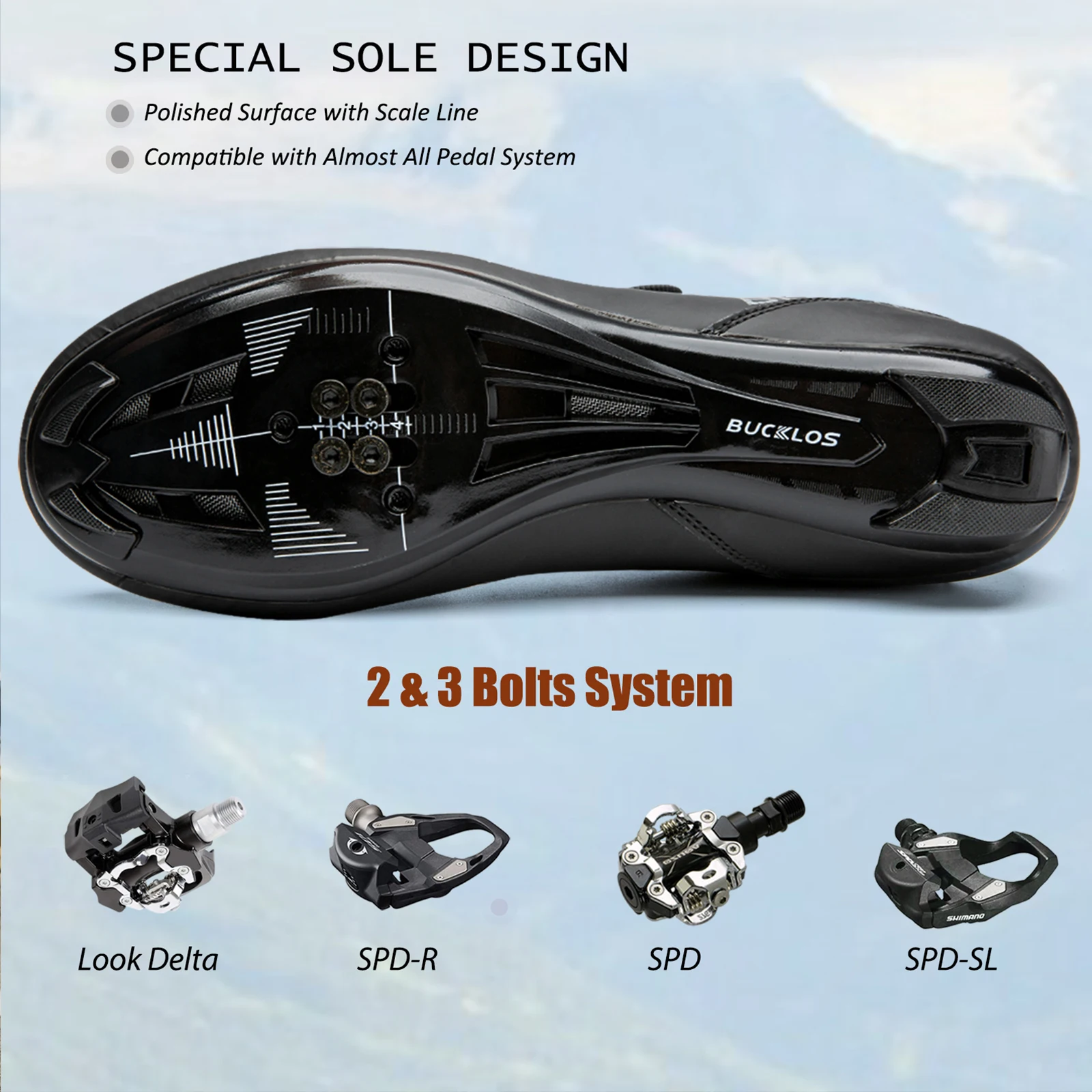 Bucklos Road Cycling Shoes Compatible With Peloton Outdoor Indoor